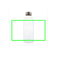 Auslaufsichere Wasserflasche mit Metalldeckel